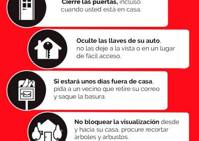 Como evitar que intrusos entren a su casa o roben su vehículo